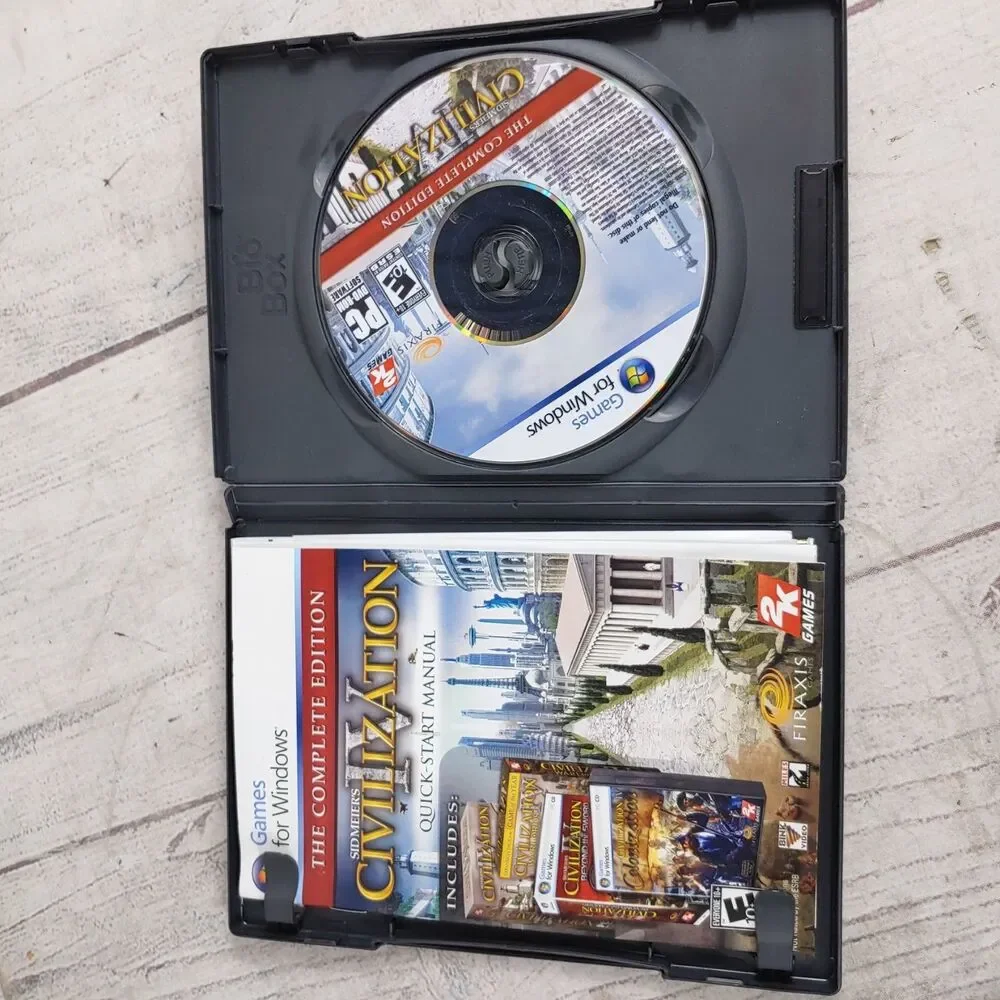 Sid Meier's Civilization IV Complete Edition Steam Global DVD Windows Game USED